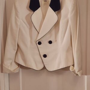 Dior Whie Blazer with Black Details